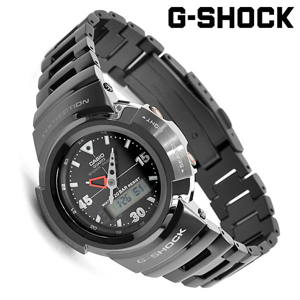 楽天市場】G-SHOCK AWM-500-1A フルメタル 電波ソーラー アナデジ