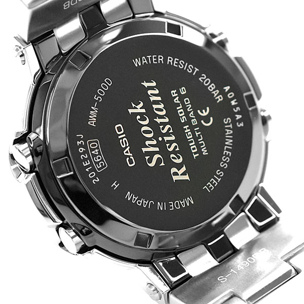 楽天市場】G-SHOCK AWM-500D-1A8 電波ソーラー フルメタル Gショック