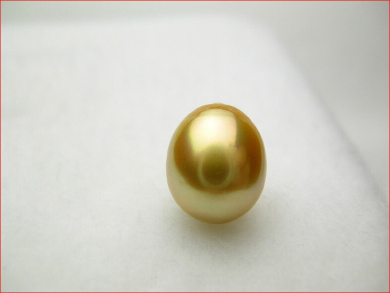 楽天市場】南洋ゴールデンパール（染色処理）ルース ドロップシェイプ