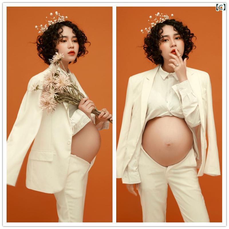 楽天市場】マタニティ フォト 衣装 おしゃれ 記念 写真 セット 魅惑的