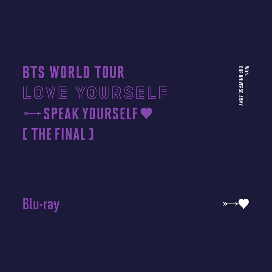 楽天市場】BTS 公式 防弾少年団 WORLD TOUR 'LOVE YOURSELF : SPEAK