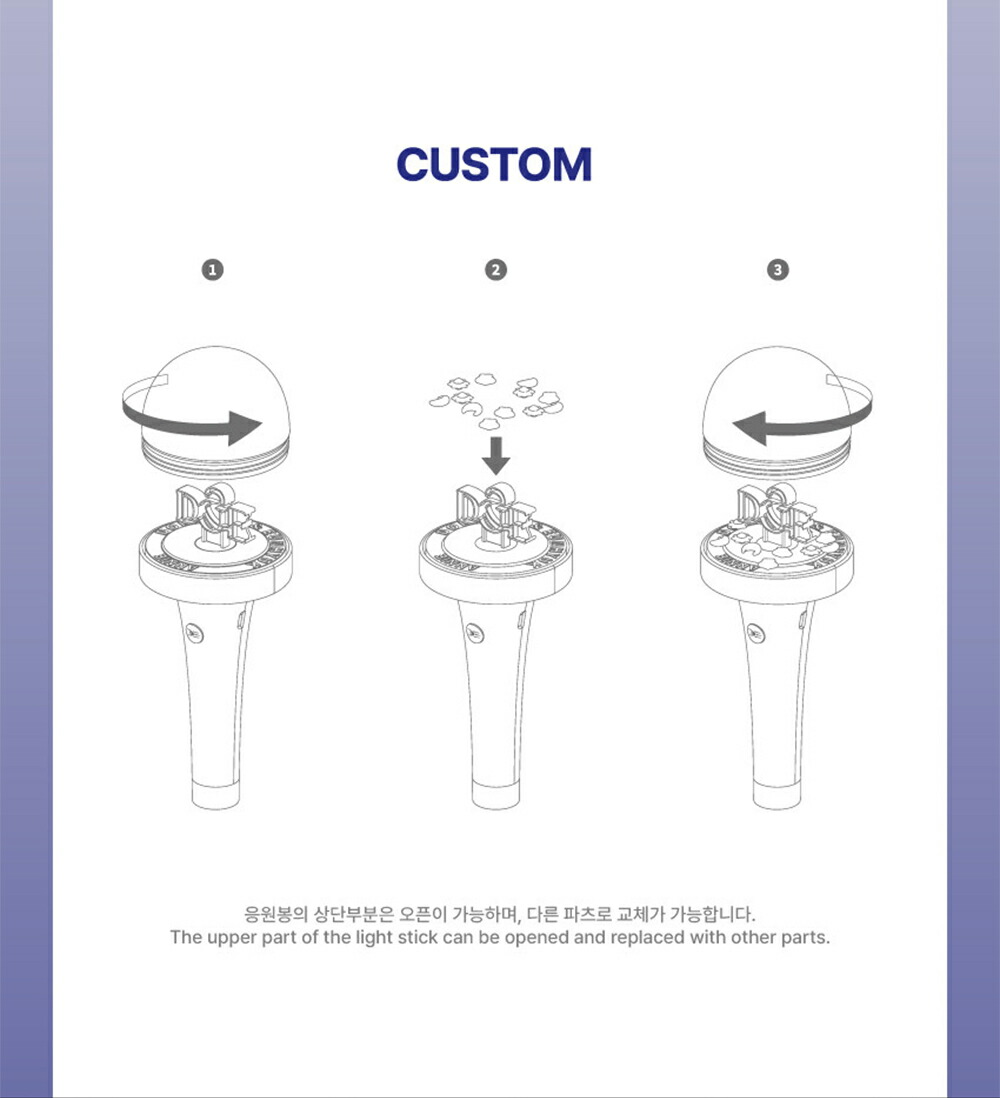 楽天市場】D&E - OFFICIAL LIGHT STICK ペンライト 【公式トレカセット