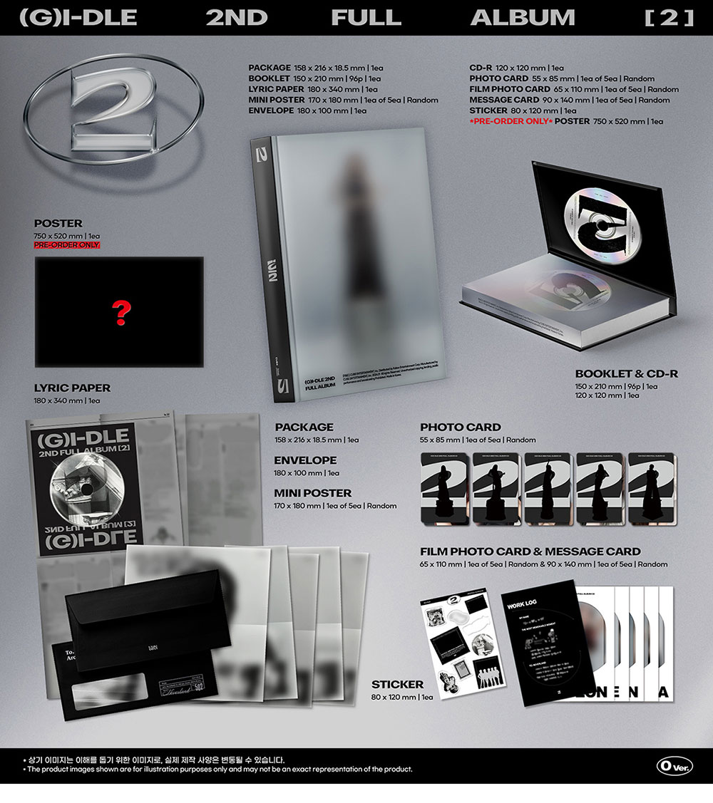 楽天市場】(G)I-DLE - 2 / 2ND FULL ALBUM 一般盤 3種中選択 【特典