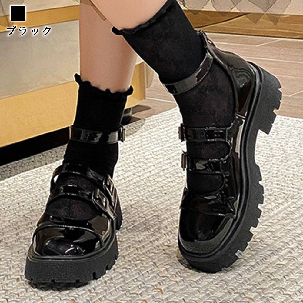 楽天市場】パンプス レディース 厚底エナメルサンダル 痛くない