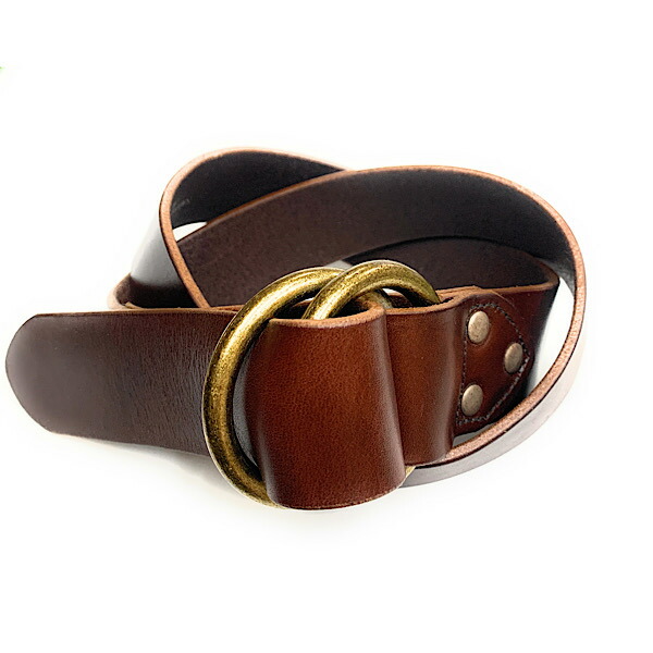 楽天市場】【Wリングベルト】 栃木レザーベルト 40ミリ幅 ダブルリング