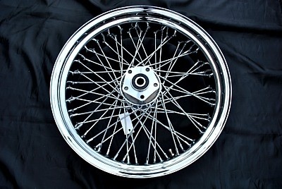 楽天市場】部品屋K&W 18インチスポークホイール 5.5J 汎用 HARLEY