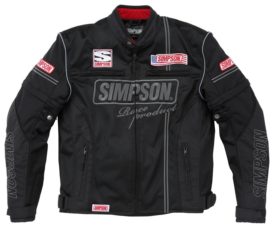 楽天市場】SIMPSON シンプソン メッシュ ライダースジャケット