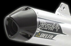 楽天市場】DELTA デルタ バレル4サイレンサー DトラッカーX KLX250