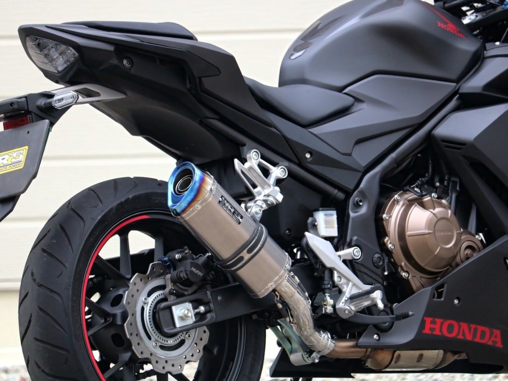 楽天市場】WR'S ダブルアールズ SS-OVAL スリップオンマフラー CBR400R