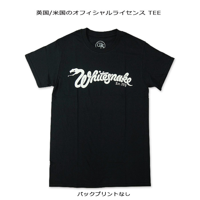 楽天市場】ROCK TEE WHITESNAKE-1ホワイトスネイク] EST.1978 ロックT