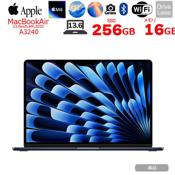 楽天市場】Apple MacBook Air 13.6インチ Liquid Retinaディスプレイ