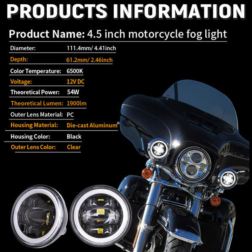 楽天市場】新発売!! ハーレー ダビッドソン 4.5インチ LED