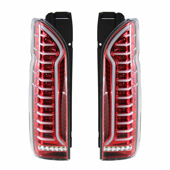 楽天市場】ハイエース レジアスエース 200系 LEDテールランプ スモーク