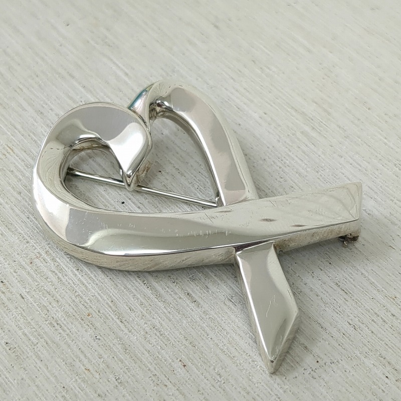 楽天市場】Tiffany & Co. ティファニー ラビング ハート ブローチ