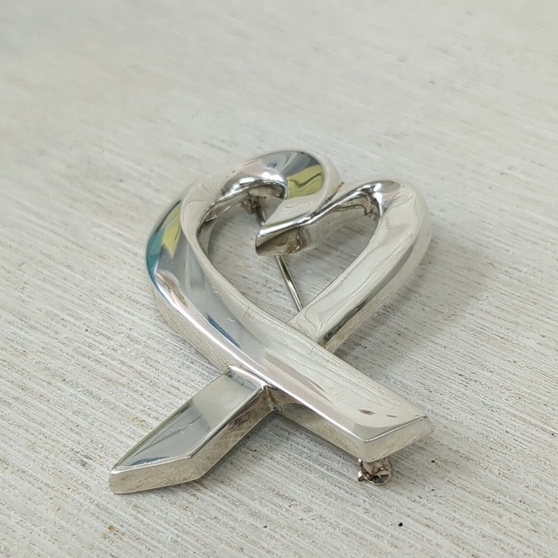 楽天市場】Tiffany & Co. ティファニー ラビング ハート ブローチ