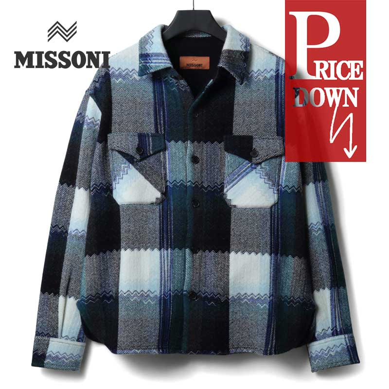 楽天市場】【60%OFF】 MISSONI / ミッソーニ｜チェック×ジグザグ柄ジャ