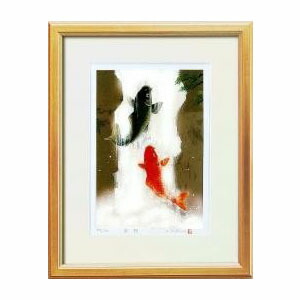 楽天市場】日本画 鯉（日本画｜絵画）：アート・美術品・骨董品・民芸