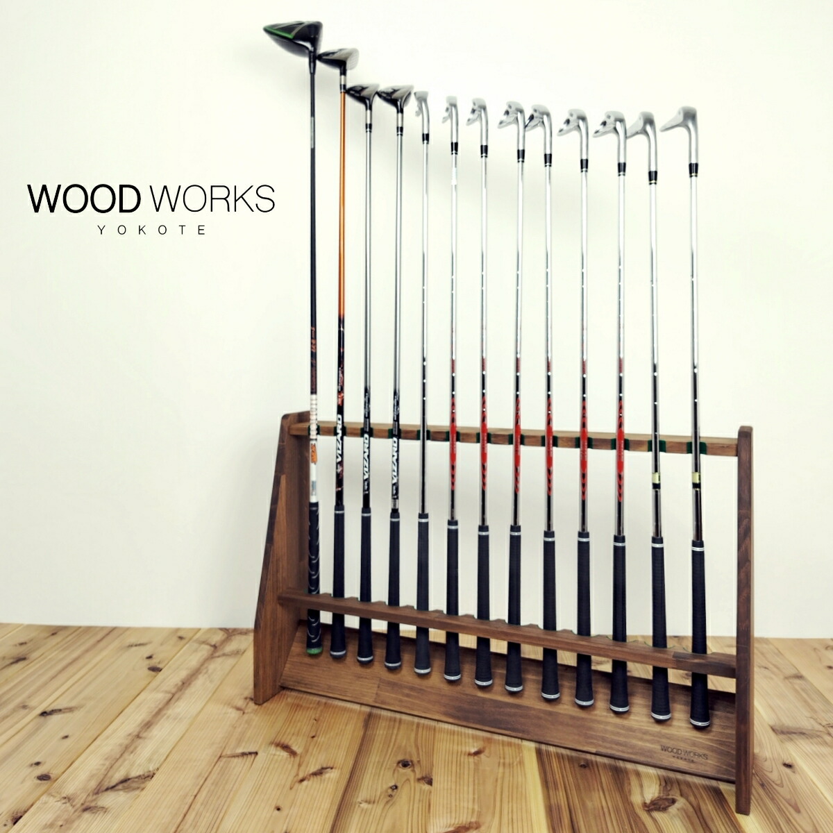 楽天市場】月間優良ショップ連続受賞 WOODWORKS ゴルフクラブスタンド