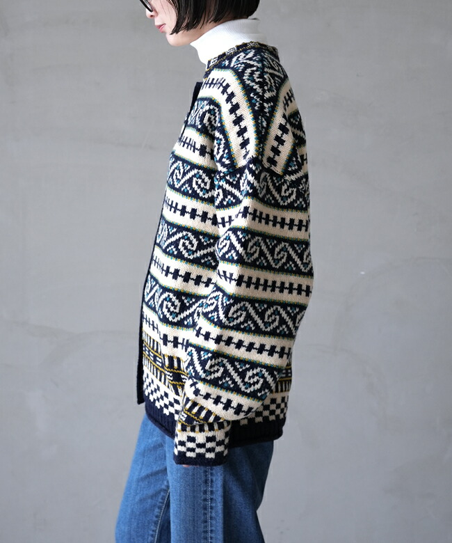 楽天市場】[24AMSNI07]THE SHINZONE(ザ シンゾーン) FAIR ISLE KNIT