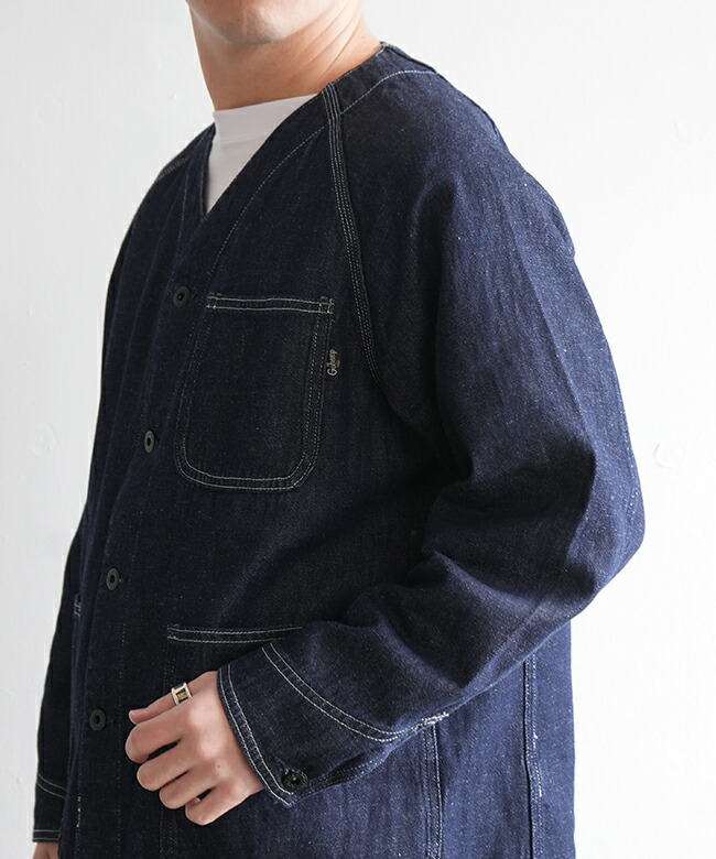 楽天市場】[GHJ6175THO]GOHEMP(ゴーヘンプ) NO COLLAR COVERALL ノー