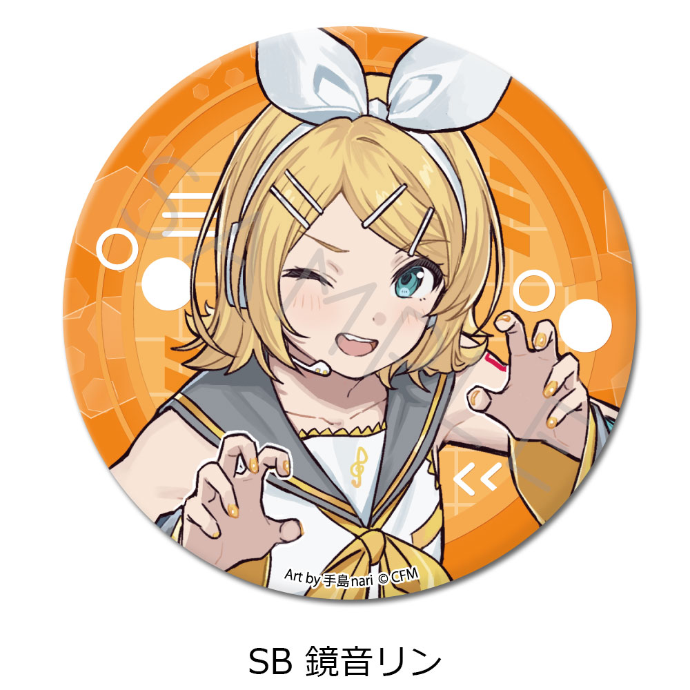 楽天市場】『初音ミク＆ピアプロキャラクターズ』 丸型缶バッジ(76mm