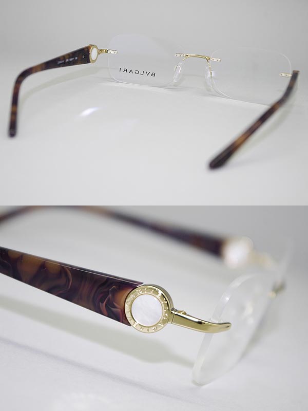 BVLGARIメガネ 度ありレンズ交換前提 付属品無し ヴィンテージ 現状