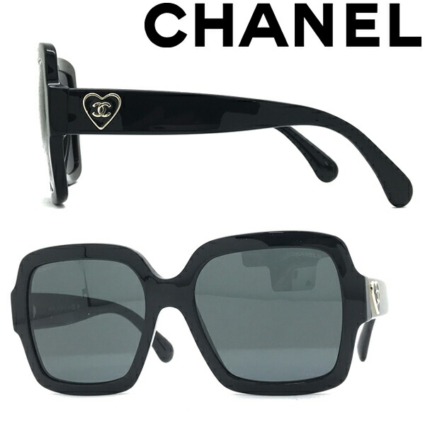 CHANEL CH5479/C501S4 シャネル ハート ブラック サングラス