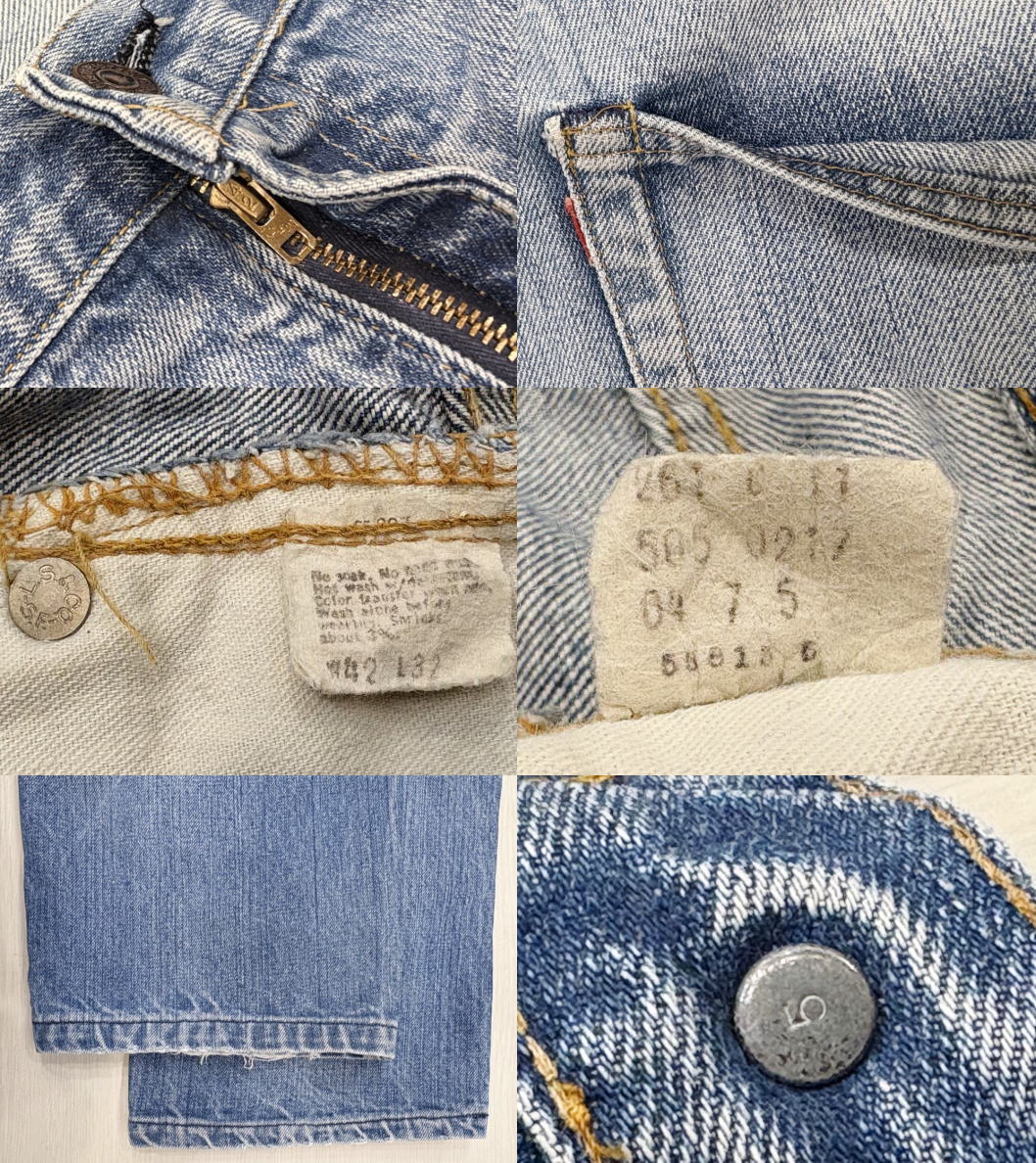 楽天市場】【中古】ビンテージ リーバイス505 66前期 古着 70S