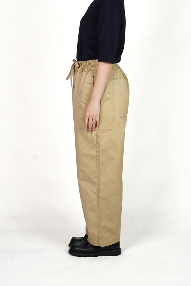 楽天市場】homspun ホームスパン 高密度 ウェポン ひもワイドパンツ