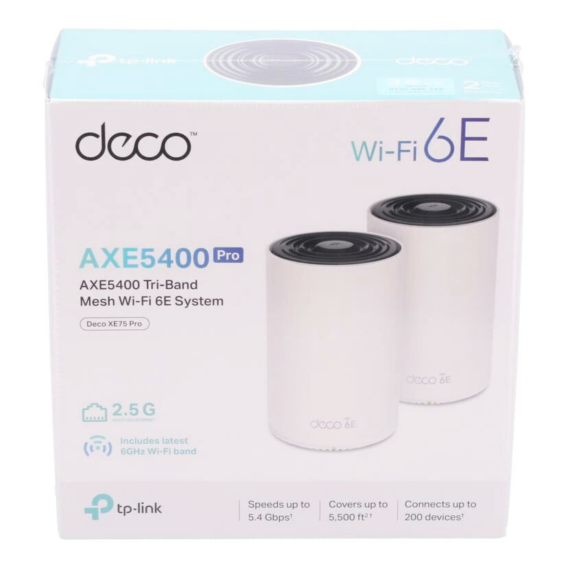 楽天市場】TP-Link TPリンク/無線ルーター Wi-Fi6E/Deco XE75 Pro