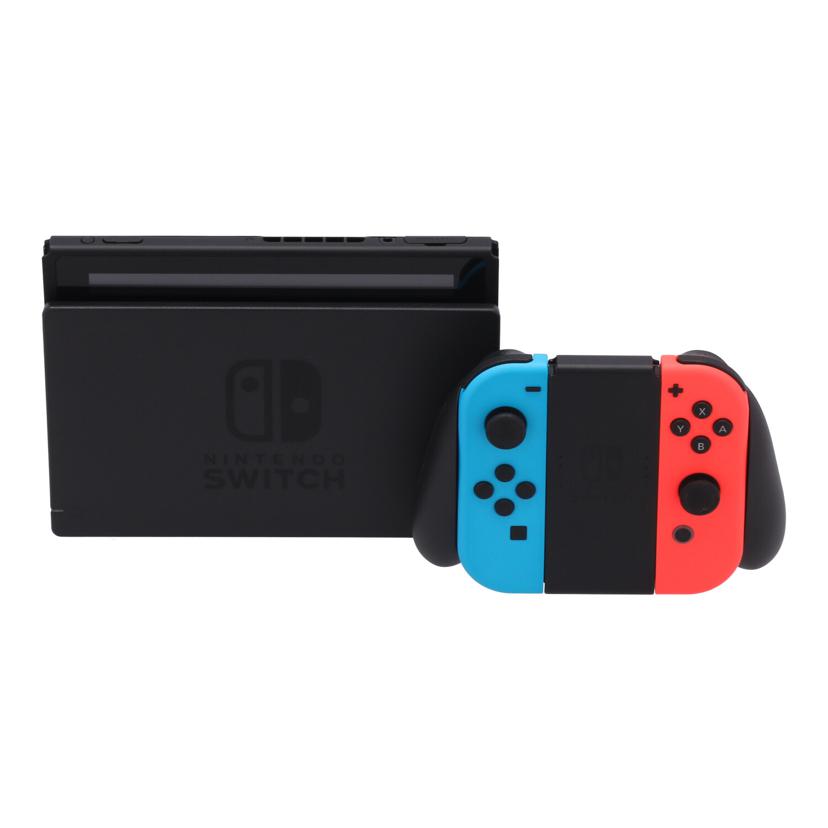 動作確認済・箱有】Nintendo Switch 本体 青/赤 ストラップ無し Amazon