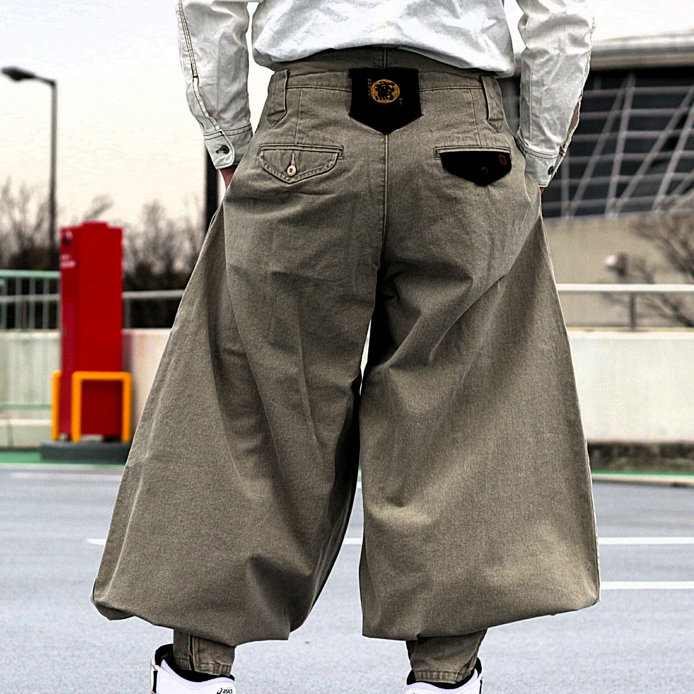 楽天市場】鳶 カセヤマ 鳶ズボンB－2カスタム改 【厚手オックス