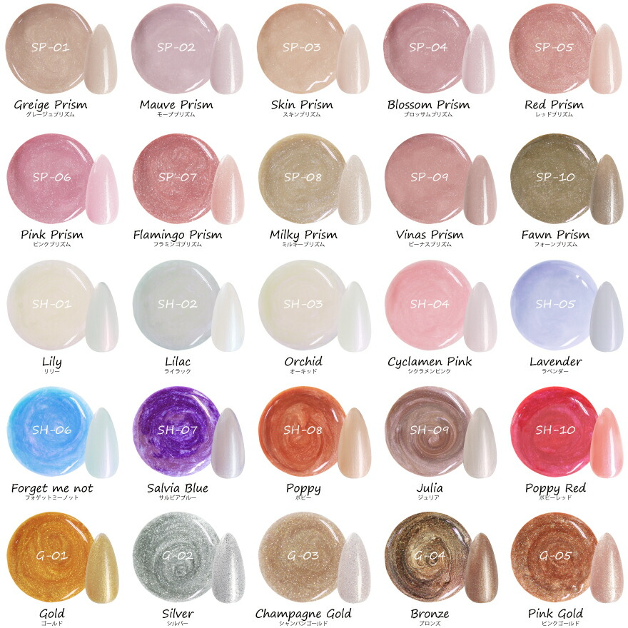 楽天市場】【メール便送料無料】【選べる5色】ジェルネイルカラー