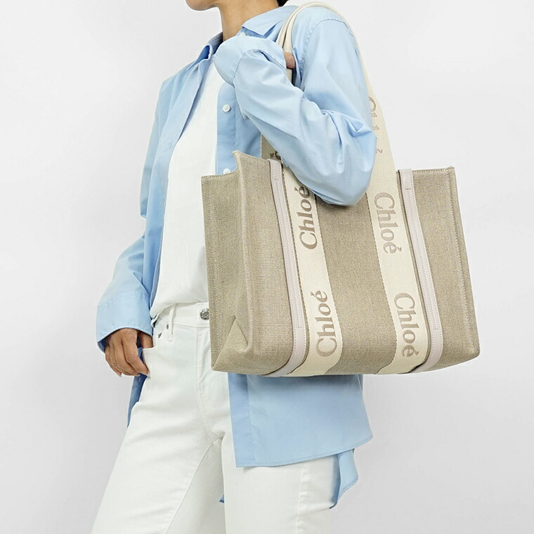 楽天市場】クロエ Chloe レディース トートバッグ WOODY MEDIUM TOTE
