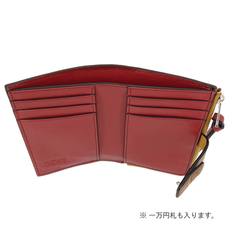 楽天市場】ロエベ LOEWE レディース 2つ折り財布 SLIM ZIP BIFOLD