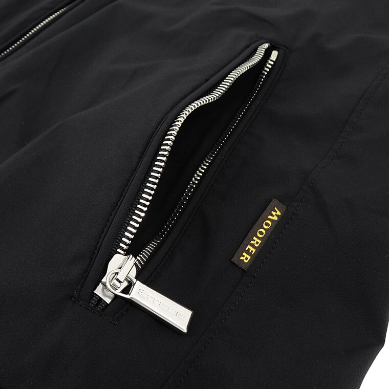 楽天市場】ムーレー MooRER メンズ ブルゾン VANGI KN ブラック NERO