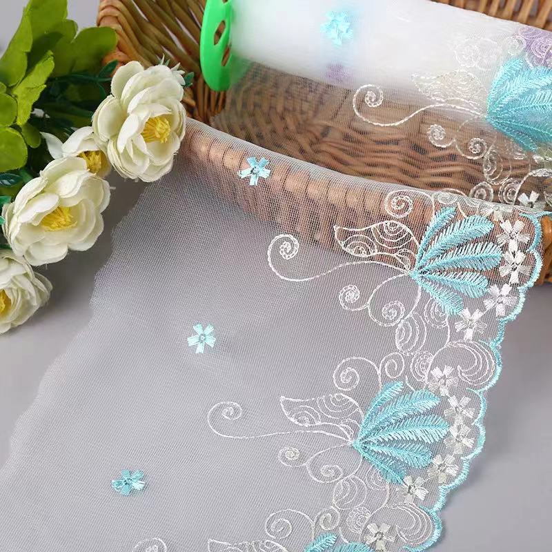 楽天市場】チュールレース 生地 幅広 レース 生地 刺繍 チュール 刺繍