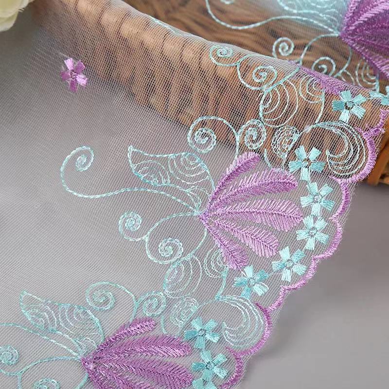 楽天市場】チュールレース 生地 幅広 レース 生地 刺繍 チュール 刺繍