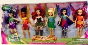 楽天市場】Disney (ディズニー)Pirate Fairy Set of 6 Dolls