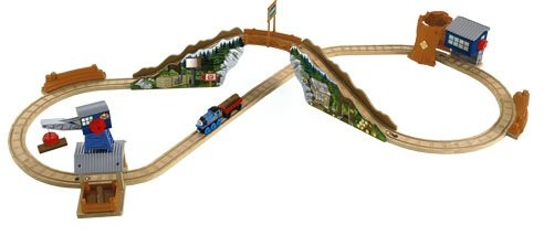 楽天市場】きかんしゃトーマス木製レールシリーズ ティッドマウス 材木