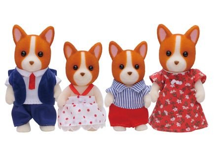 楽天市場】シルバニアファミリー コーギーファミリー : ワールド