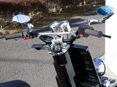 楽天市場】1年保証付 ジャイロX ハンドルポスト キット アルミビレット