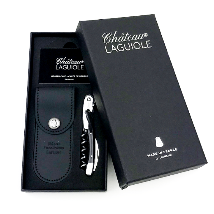 楽天市場】【送料無料】_シャトーラギオール ブラック ソムリエナイフ