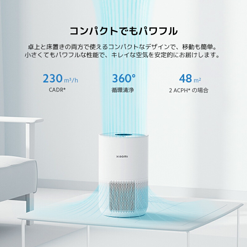 楽天市場】【期間限定セール！】Xiaomi スマート空気清浄機 4 Compact
