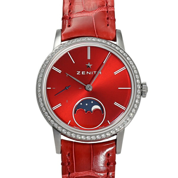 楽天市場】ゼニス ZENITH エリート レディ ムーンフェイズ 世界限定99