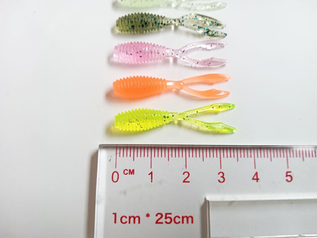 楽天市場】甲殻類 アジング ワーム 5色あり ソフトルアー メバリング
