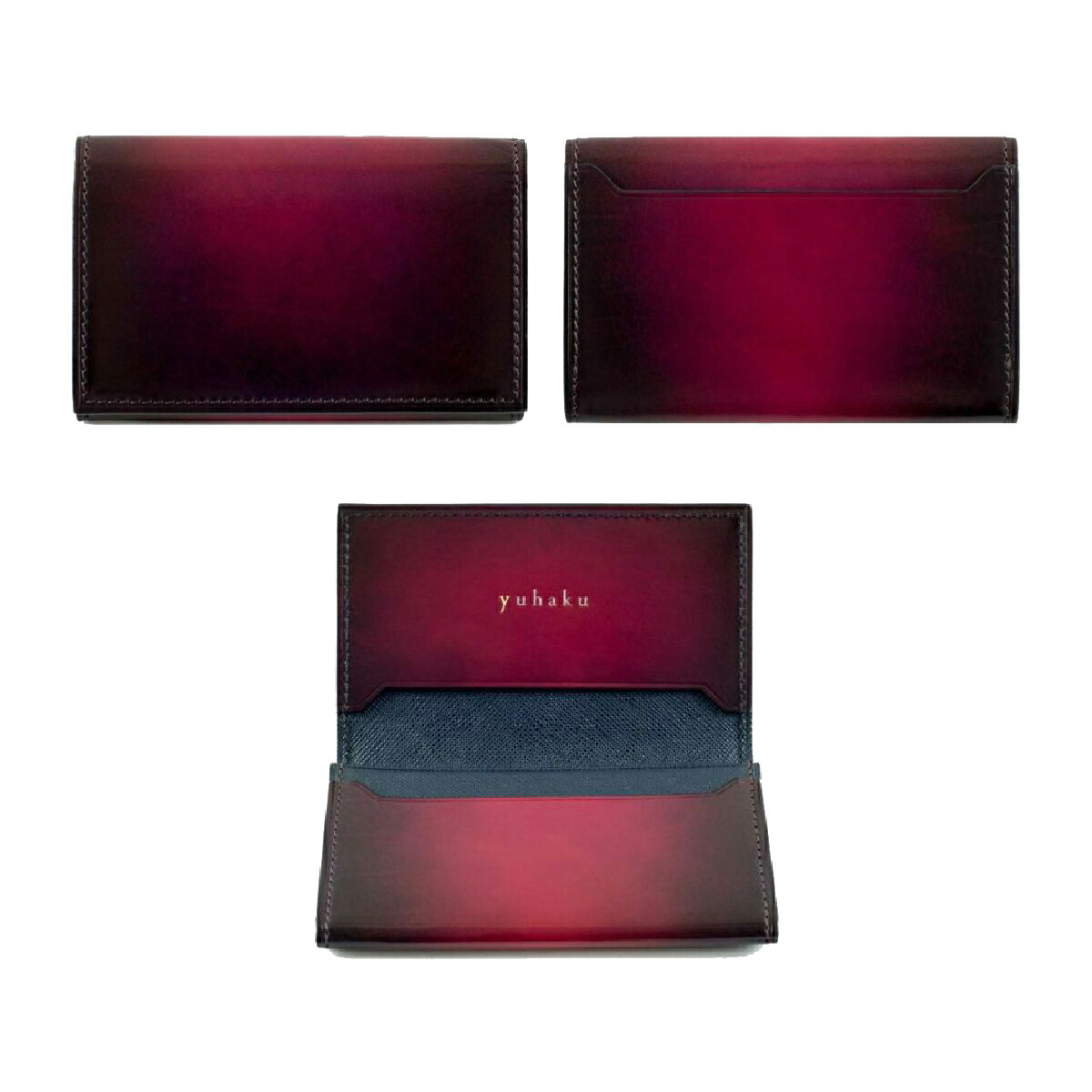 楽天市場】【公式】ブランド直営サイト yuhaku ユハク 牛革 名刺入れ