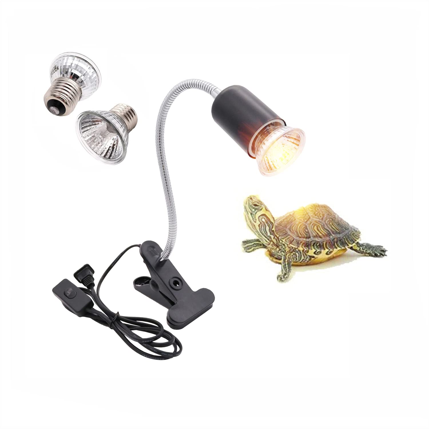 楽天市場】亀ライト 爬虫類ライト 亀 uvaライト クリップ式 爬虫類用
