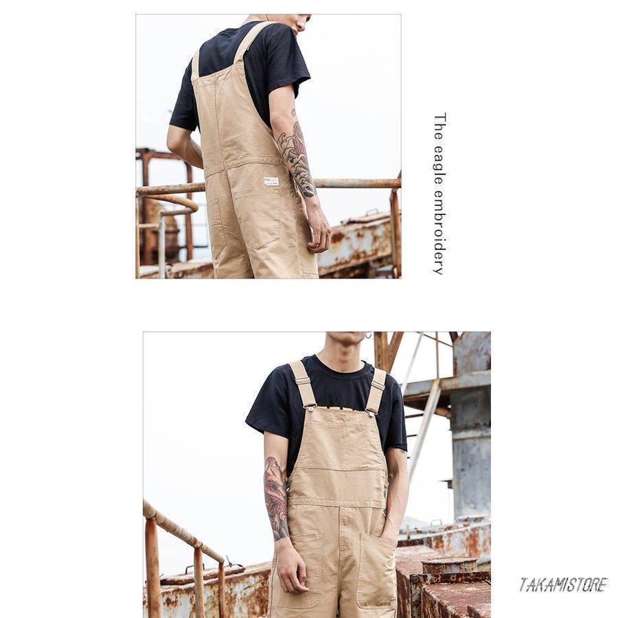 楽天市場】サロペット メンズ オーバーオール オールインワン つなぎ