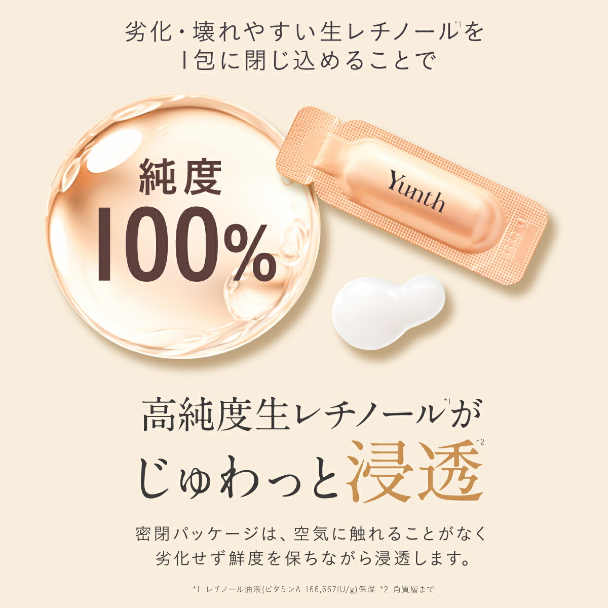 楽天市場】【公式】Yunth 生レチノール美容液 VAダーマセラム ハリ